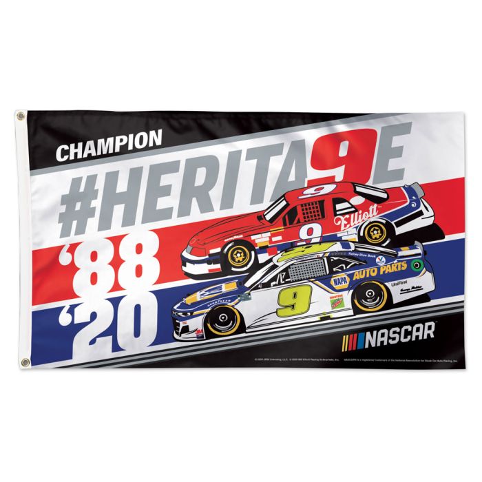 Flag - #Herita9e Chase Elliott & Bill