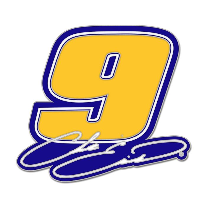 Collector Pin - Chase Elliott Yellow #9
