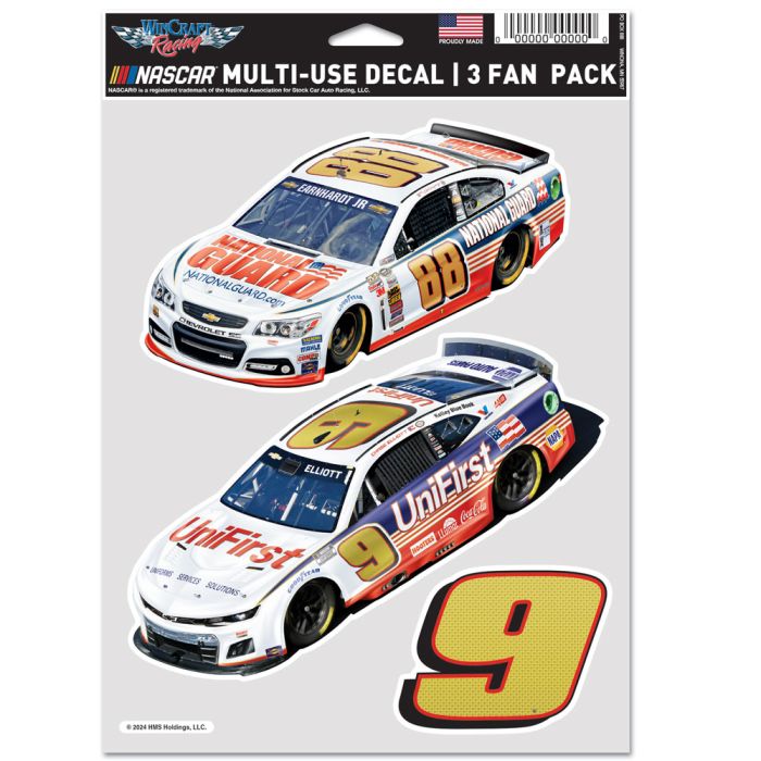 Decal - Darlington Chase Elliott & Dale Jr. 3-pack