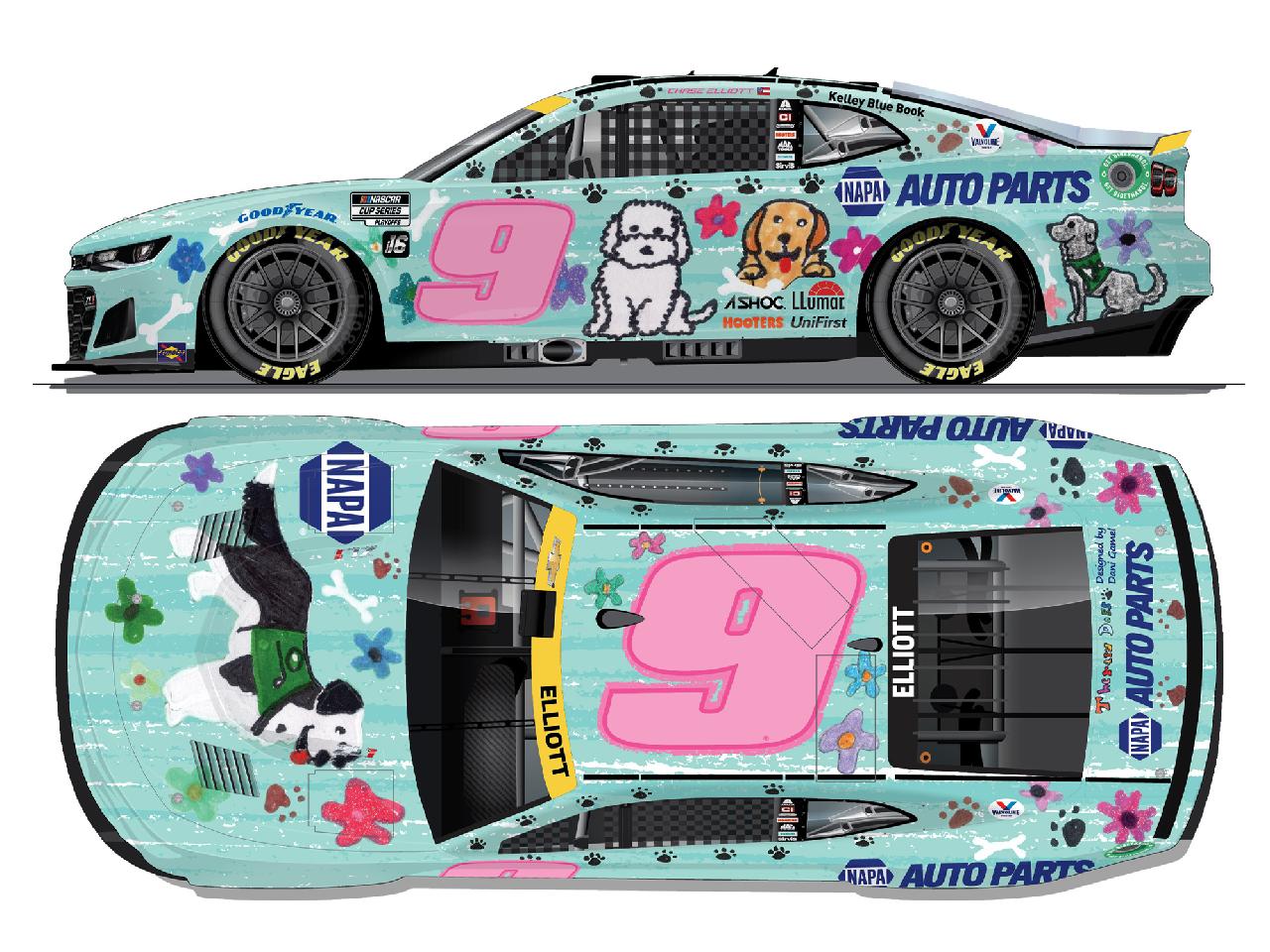 Die cast NAPA CHOA Patient Design 22 Camaro