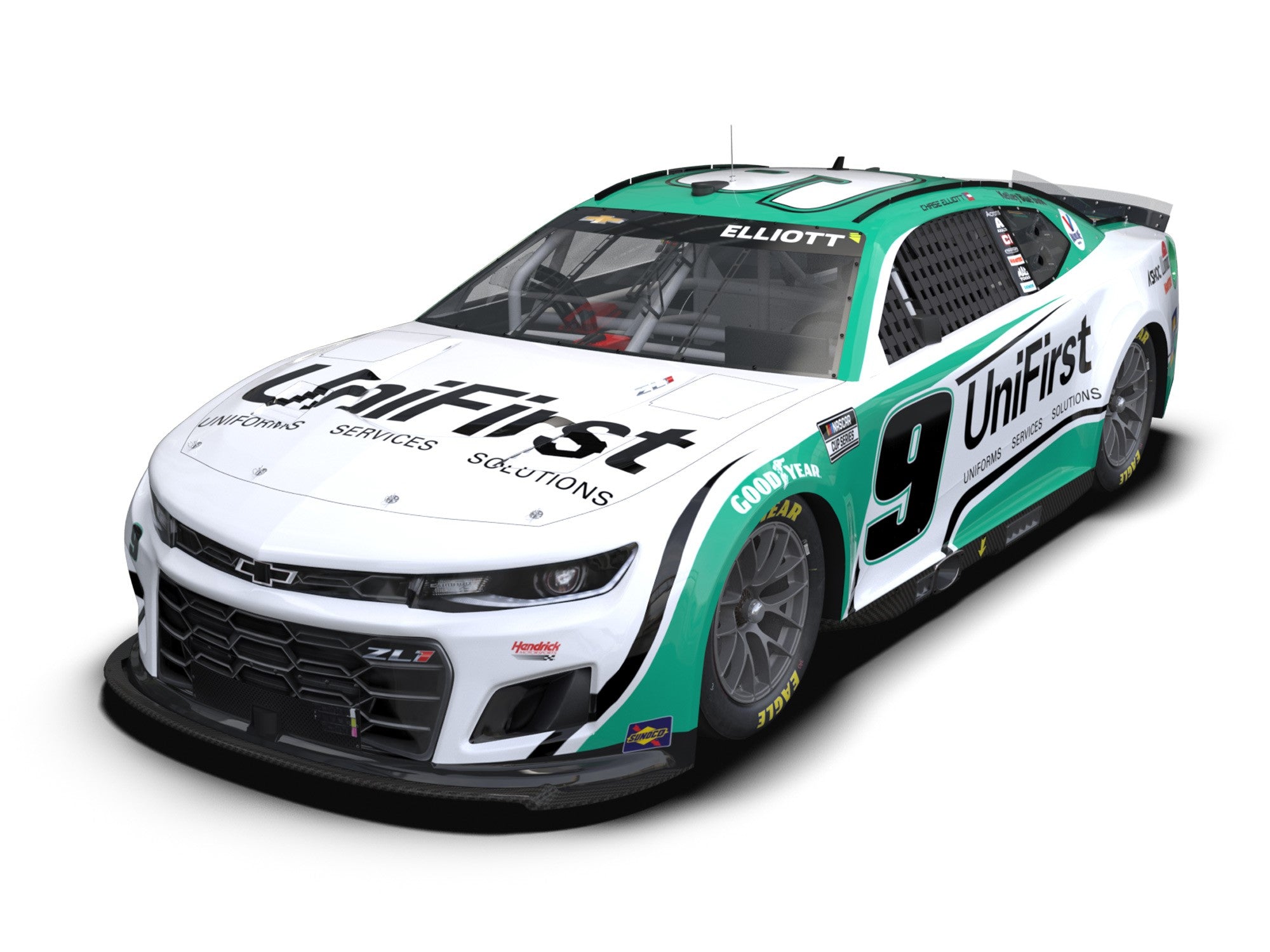 Die Cast Chase Elliott Unifirst 2022 Camaro