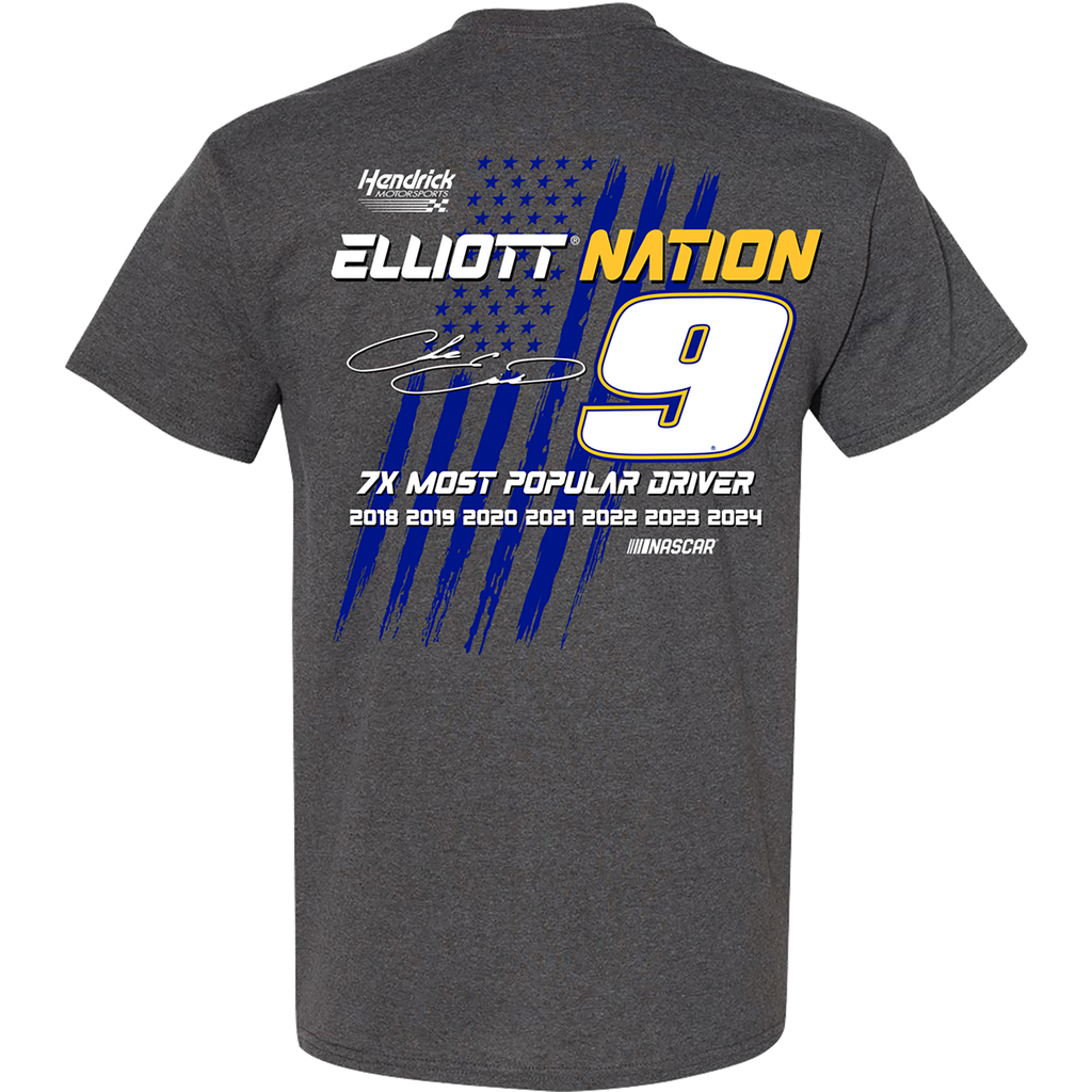 T - Shirt Chase Elliott 7x Most Popular Driver