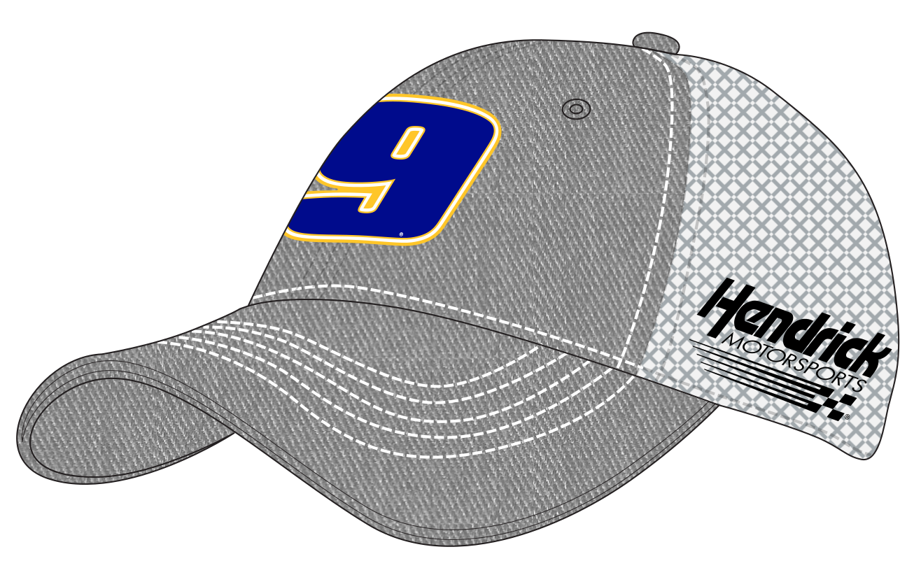 Cap - Chase Elliott Heather Gray 9
