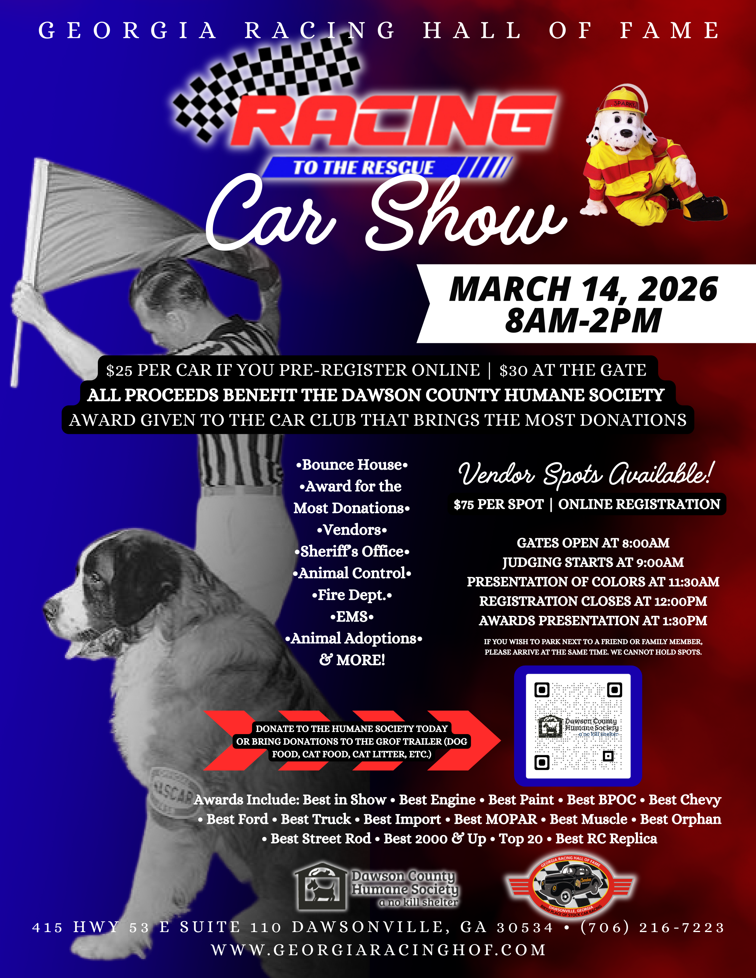 Racing to the Rescue - Car Show Vendor