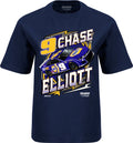 T-Shirt Chase Elliott Youth Bold Yellow & Blue