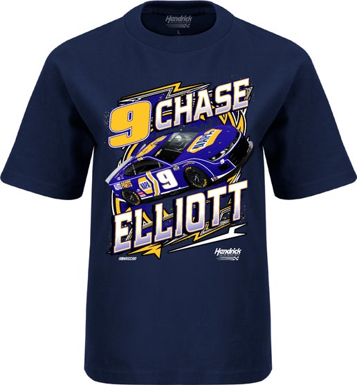 T-Shirt Chase Elliott Youth Bold Yellow & Blue