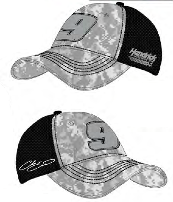 Cap - Chase Elliott Gray Camo 9