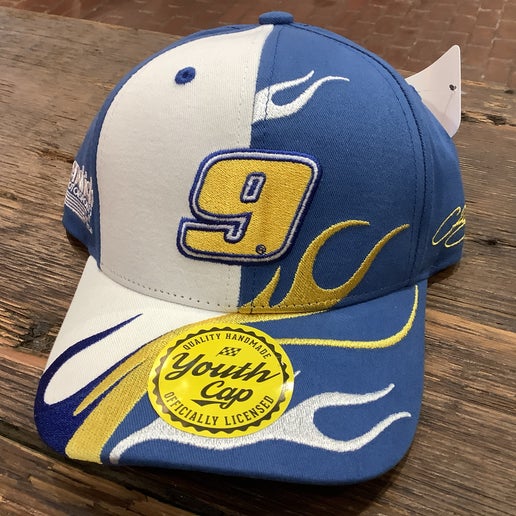 Cap - Youth Boys #9 Blue and White