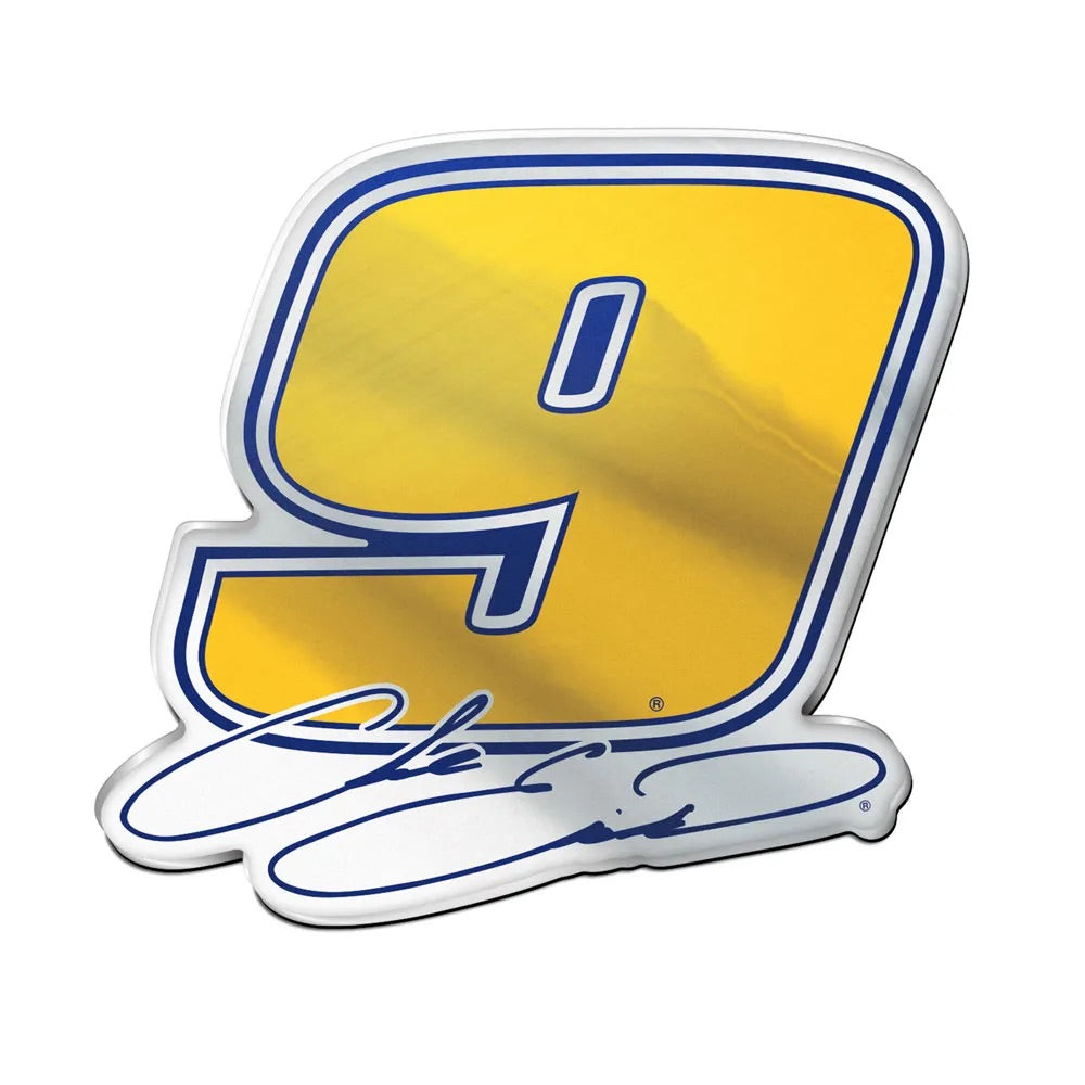 Acrylic Auto Emblem - 9 Chase Elliott Signature