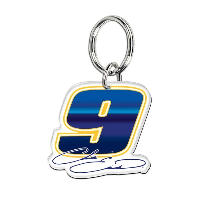 Key chain - Chase Elliott 9 with Signature
