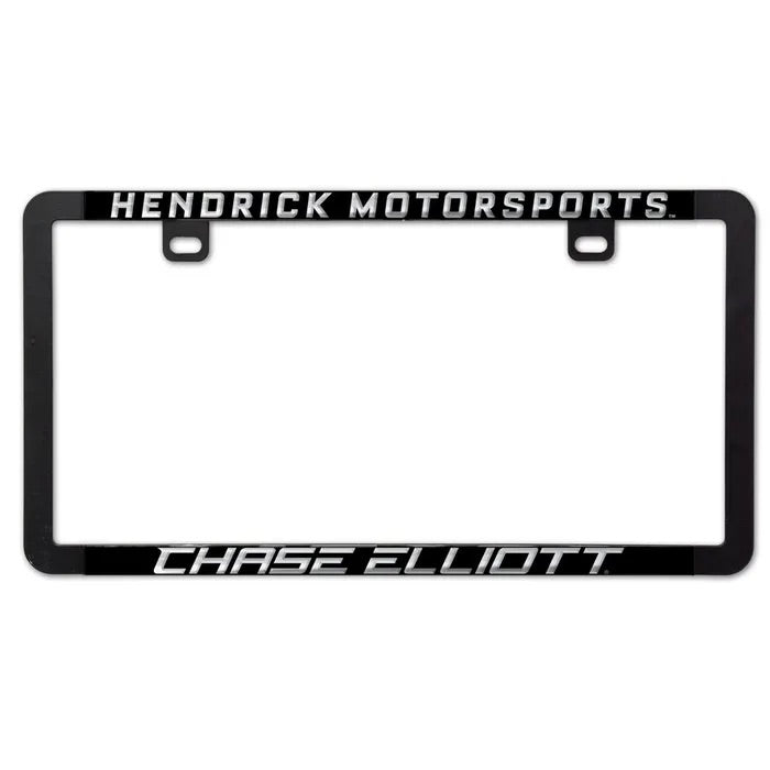 License Plate Frame - Chase Elliott Hendrick Motorsports Black