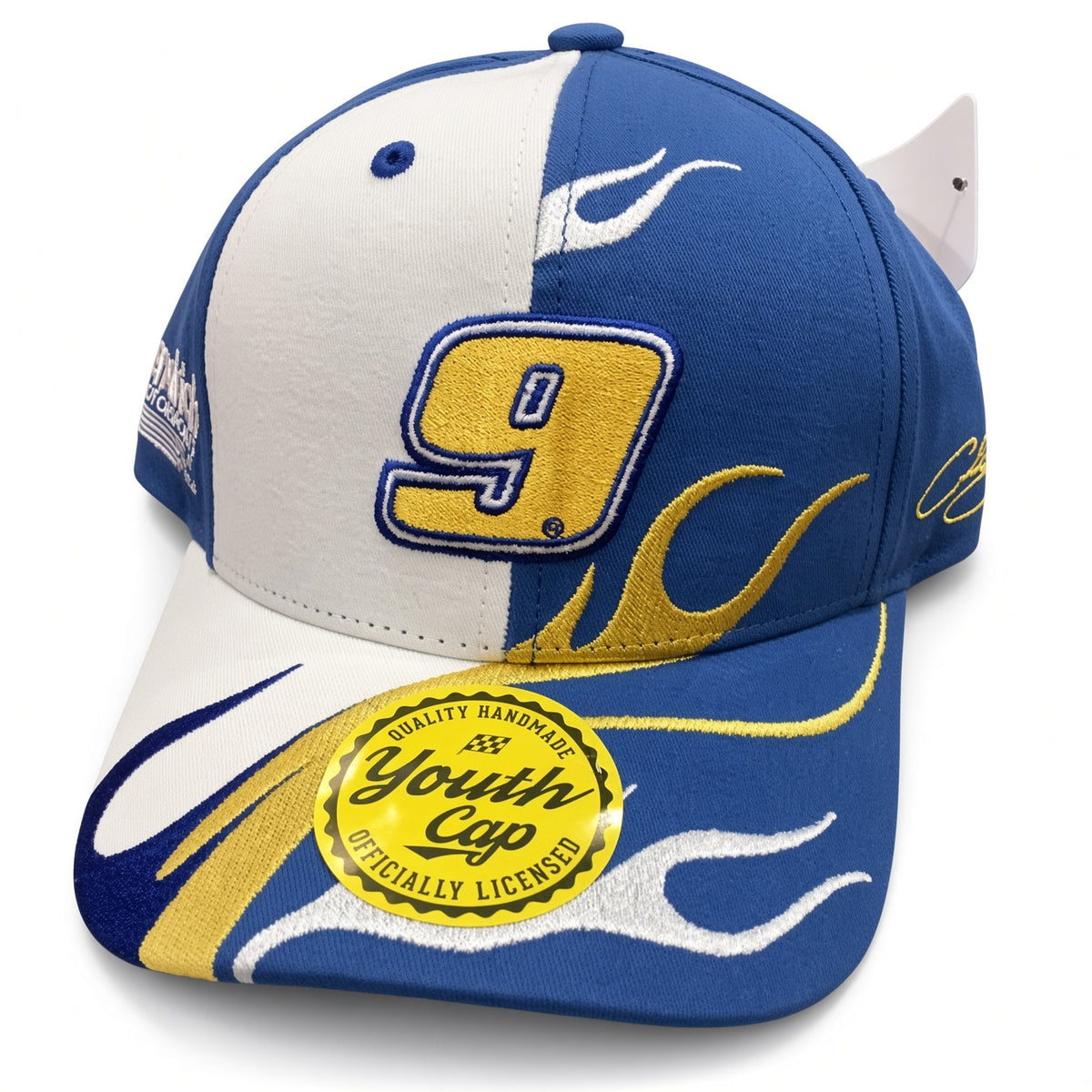Cap - Youth Boys #9 Blue and White