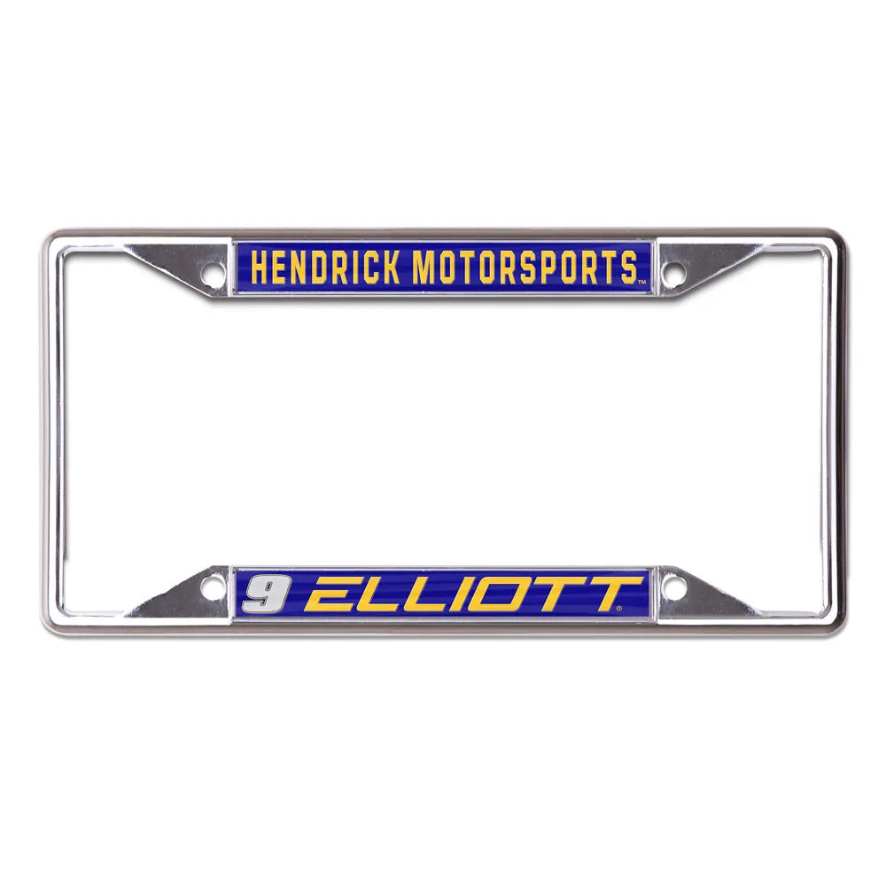 License Plate Silver Frame HMS / Chase Elliott 9